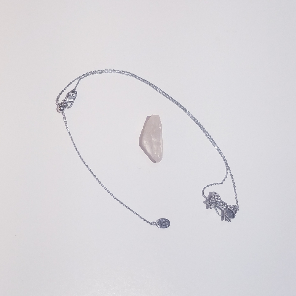 Juicy couture bowtie necklace